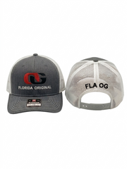Florida OG® Dark Grey Snap-Back Trucker Hat