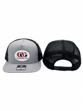 Florida OG® Flat-Bill Grey Snap-Back Trucker Hat