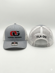 Florida OG® Light Grey Snap-Back Trucker Hat