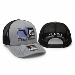 Florida OG® Silver/Black Snap-Back Trucker Hat