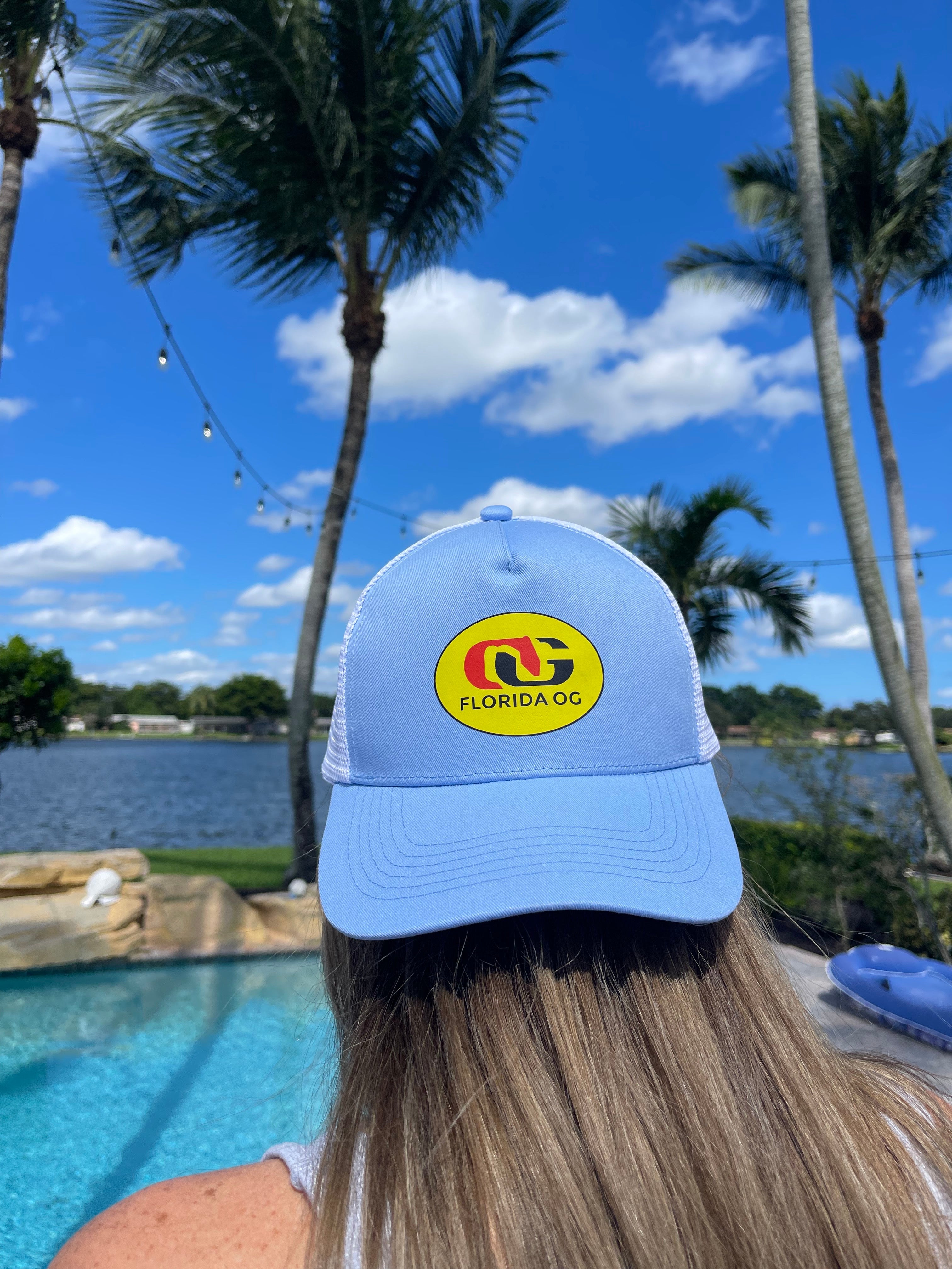 Florida Original® Light Blue Trucker Hat – Snapback Edition