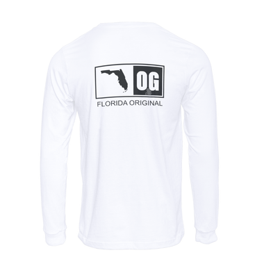 Florida OG® White Tee L/S